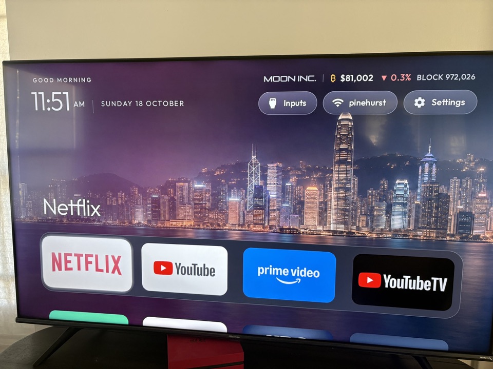 Before and after on BTC price + HK skyline