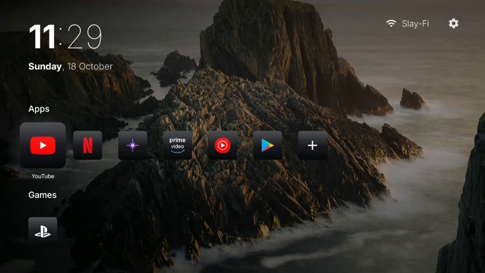 Before and after on PS5-style launcher